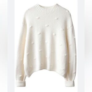 Moon & Madison chunky knit Pom sweater